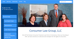 Desktop Screenshot of consumerlawgroup.com